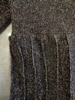 Round-neck Shiny Knitted Dress Women 2025 Autumn New Fashion Long-sleeved Elegant Mid-length Dress 5240224 - Image 5