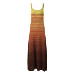 Popular French Elegance Summer New Knitted Gradient Slim Fit Slim Strap Dress 5240056 - Image 3