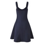 Blue Strap Design Knitted Dress Women's 2025 Summer New Elegant Vest Dress 5250181 - Image 5