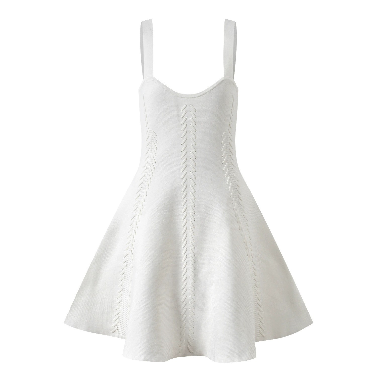 Blue Strap Design Knitted Dress Women's 2025 Summer New Elegant Vest Dress 5250181 - Image 9