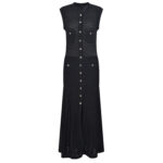 Black Hollow Out Dress Women 2023 New Fashion Sleeveless Knitted Slim Evening Party Maxi Dress 5230134 - Image 4