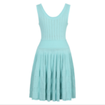 High-end New Short knited Dress Women's Summer Fashion Exquisite Design Sleeveless Vest Stitching Dress 5025100 - Image 3