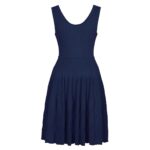 High-end New Short knited Dress Women's Summer Fashion Exquisite Design Sleeveless Vest Stitching Dress 5025100 - Image 5
