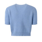 2025 autumn and winter new French lady temperament gentle wind round neck knitted cardigan hip skirt slim suit - Image 3