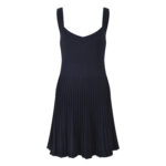 Dark Blue Suspender Knitted Mini Dress Women's 2025 Autumn New Elegant Design Vest Dress 5250248 - Image 4