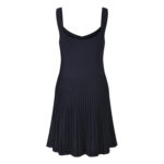 Dark Blue Suspender Knitted Mini Dress Women's 2025 Autumn New Elegant Design Vest Dress 5250248 - Image 5