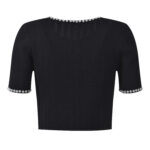 Black Knitted Tank Long Dress Women 2025 Autumn New Elegant Fashion Diamond-encrusted Dress 5250231 - Image 3