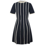 Elegant Party Dress Women's New Style Stitched Bra Chain Slim Knitted Dresses 5210344 - Image 3