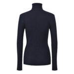 Women Turtleneck Sweater Simple Ribbed Slim Long Sleeve 2024 Early Autumn Female Knitted Bottoming Pullover 5240205 - Image 3