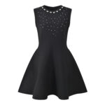 2025 Fall-Winter New Collection Design embellished cardigan jacket slim dress set 5250395 - Image 4