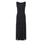 2025 Fall New Model: Zipper Decoration, Flowing Sleeveless Lace Chiffon Dress with Flowing Sleeves and Flowing Fringe, Stylish and Slim Fit, Round Neck 5250291 - Image 2
