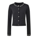 2025 Fall-Winter New Collection Design embellished cardigan jacket slim dress set 5250395 - Image 2