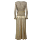 2025 Autumn-Winter New Model: Elegant, Stylish, Sleek, Slim-Fit, Round Neck, Faux Two-Piece, Includes Waist Chain, Knit Dress 5250335 - Image 3