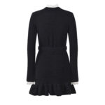 2025 Autumn-Winter New Model: French Chic Lace Edge Seamless Style, Elegant, Stylish, Slim-Fit, Slimming Dress 5250339 - Image 3
