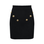 French style socialite elastic slimming set for summer 2025, new metal buckle vest+half skirt - Image 7