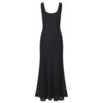 2026 Spring/Summer New Style French Elegant Open-Back Round-neck Slim-Fitting Knitted Cardigan + Strapless Dress Set 626YL71 - Image 5