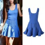 2026 Summer New Collection Beaded Embellished Patchwork Stylish Slimming Sleeveless Mini Dress 6260001